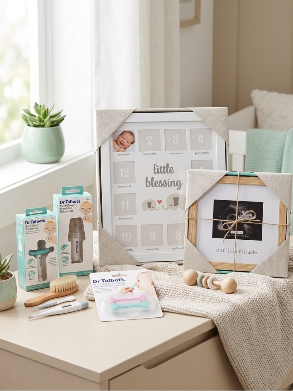 New Baby Gift Bundle Dr. Talbot’s & Kate & Milo Keepsake Set